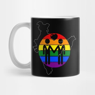 India Gay Pride Shirt Celebrate Gay Rights In India Mug